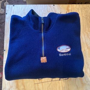 Montreal Tourist Fleece, made in Canada, mens XL